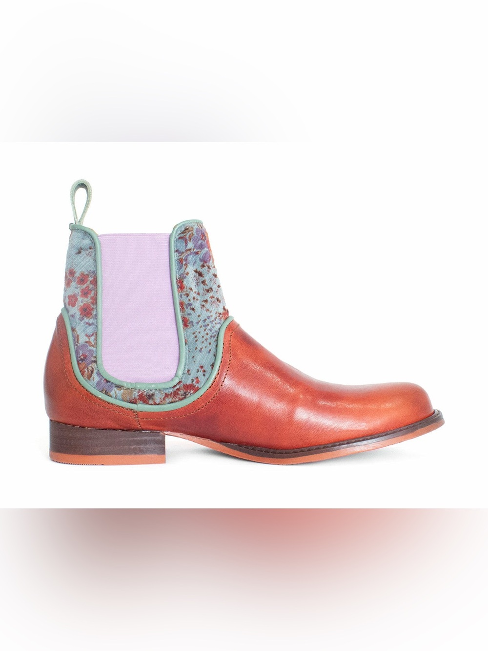 John Fluevog BIBLIO NORTON LAYERED CHELSEA BOOTS - Picture 2 of 15